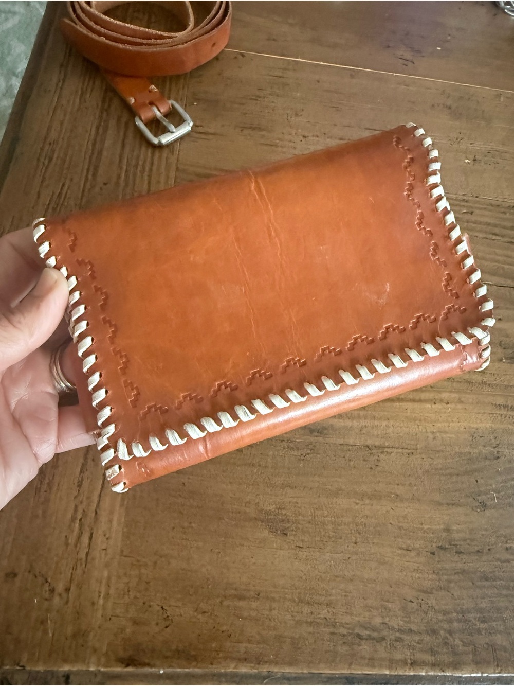 Siblings Army Handmade Leather Convertible Belt Bag / Clutch – Tulum